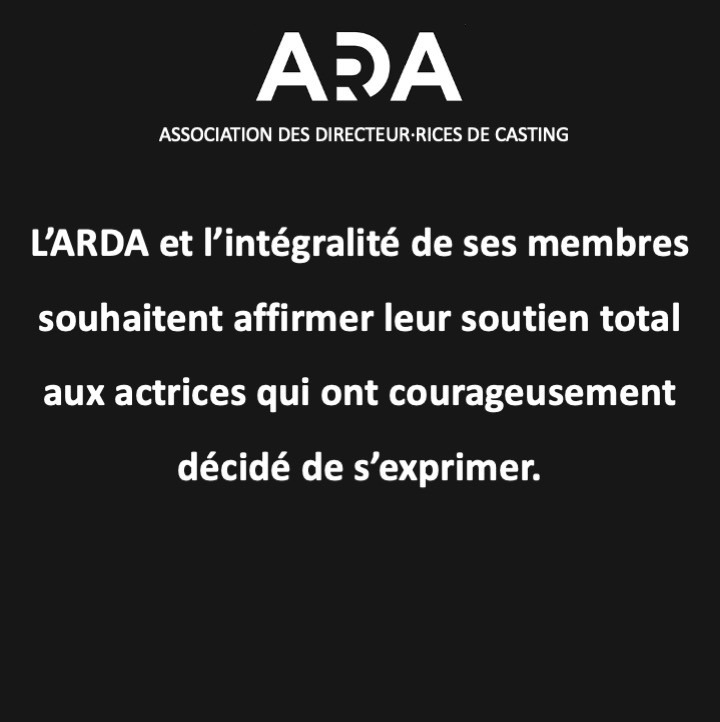 L’Arda soutient les prises de paroles des acteur.rices et technicien.ne.s.