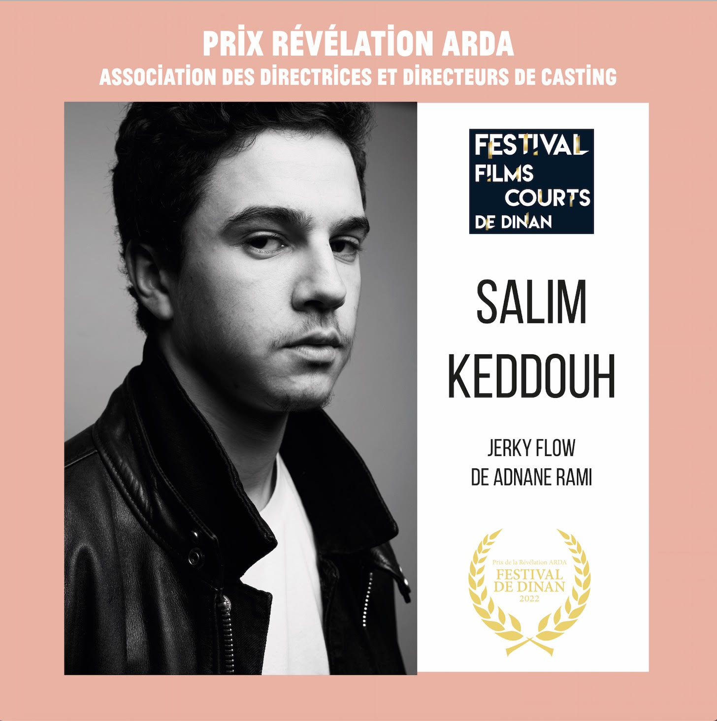 Prix ARDA au Festival Films Courts de Dinan et une nouvelle révélation: Salim Keddouh