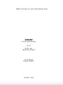 AURORE (titre provisoire)