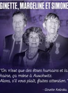 GINETTE, MARCELINE et SIMONE